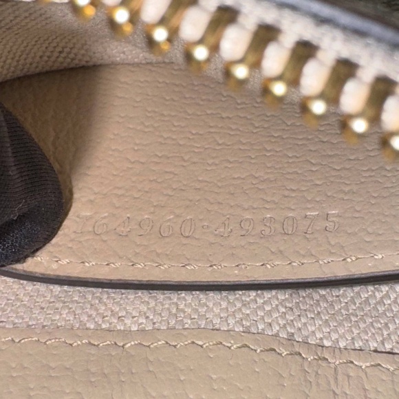 Gucci Ophidia mini bag in beige and white GG Supreme Leather & Canva handbag - Picture 12 of 12